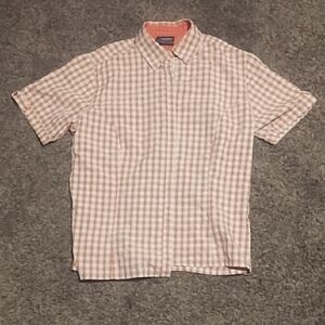 Women's Checkered Shirt - Orange and White, Blue Grey And White